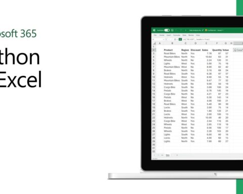 Excel spreadsheet on computer monitor