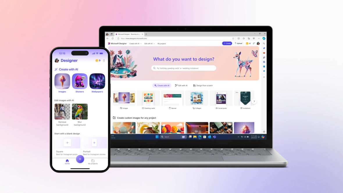 Microsoft AI-powered Designer