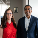 Mirela Neagu and Nigel Vaz, CEO Publicis Sapient